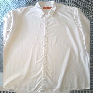Red Kap Men's Long Sleeve Specialized Pocketless Work‎ Shirt Size 6XL